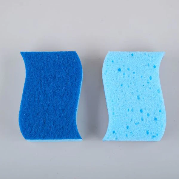 3 Pack Sponge With Top Scourer - 10.5cm x 7cm x 3cm - Image 5
