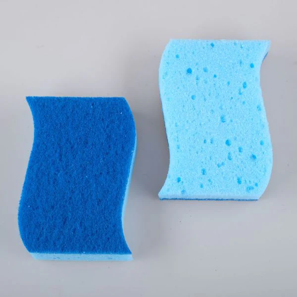 3 Pack Sponge With Top Scourer - 10.5cm x 7cm x 3cm - Image 6