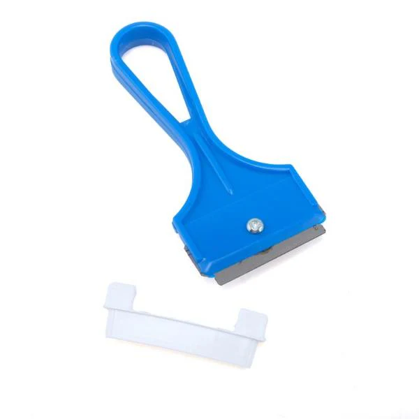 3 Pack Scraper Window & Glass Razor With Protective Cap - 10cm x 3.6cm - Image 2