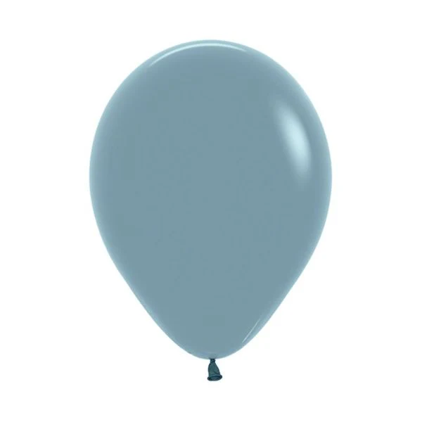 50 Pack Sempertex Pastel Dusk Blue Latex Balloons - 12cm
