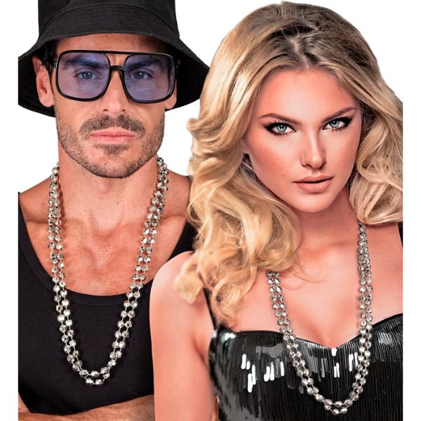 2 Pack Disco Necklace - 40cm - Image 2