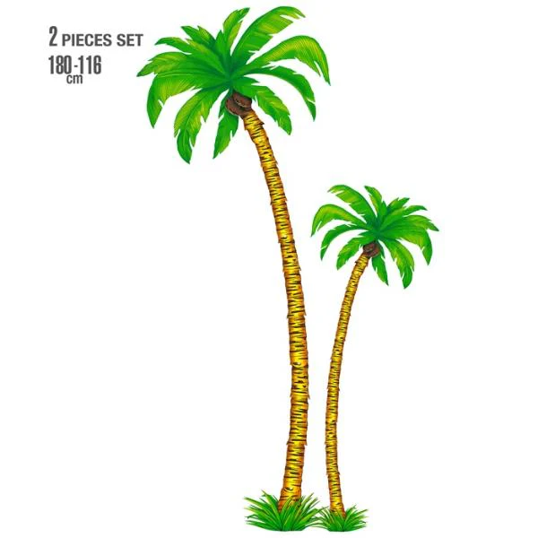 2 Pack Palm Trees - 180cm & 116cm - Image 3