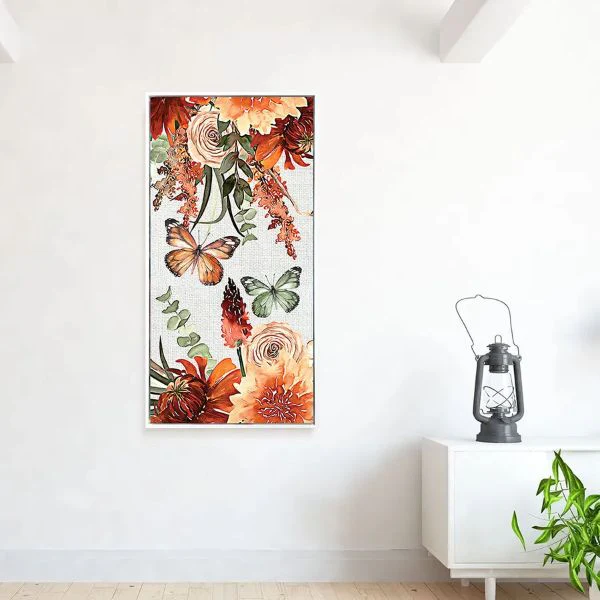 Cinnamon Shadow Framed Painting - 50cm x 100cm - Image 2