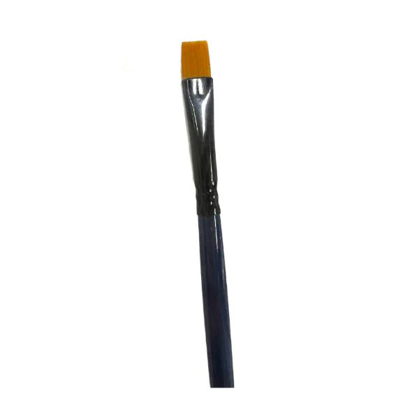 Premium No 4 Artist Synthetic Flat Brush - Image 2