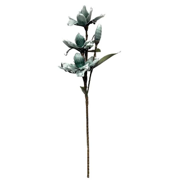 3 Bud Silicon Flowers - 70cm - Image 11