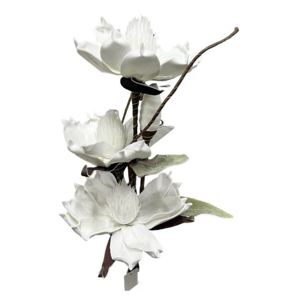 3 Bud Silicon Flowers - 70cm - Image 12