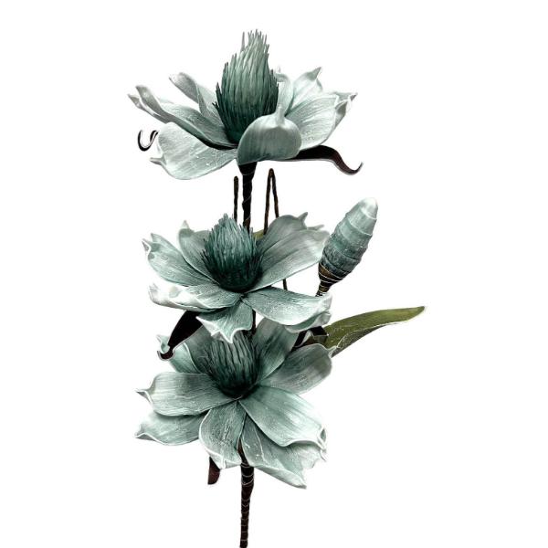 3 Bud Silicon Flowers - 70cm - Image 17