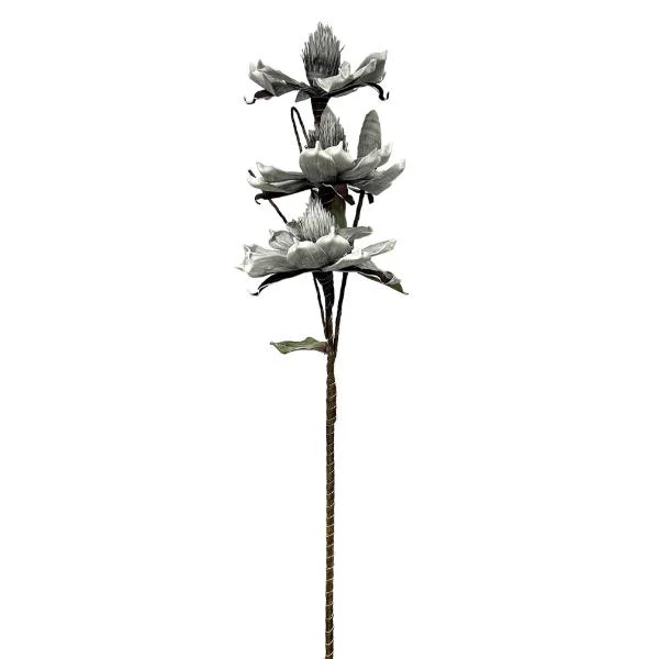 3 Bud Silicon Flowers - 70cm - Image 18