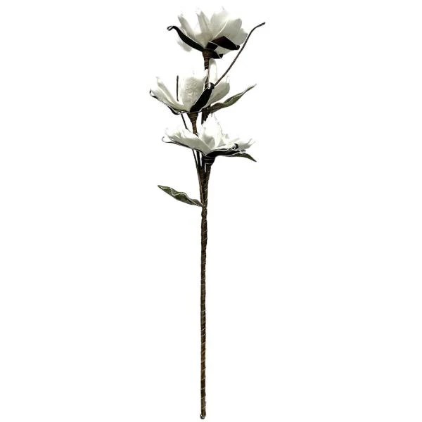 3 Bud Silicon Flowers - 70cm - Image 19