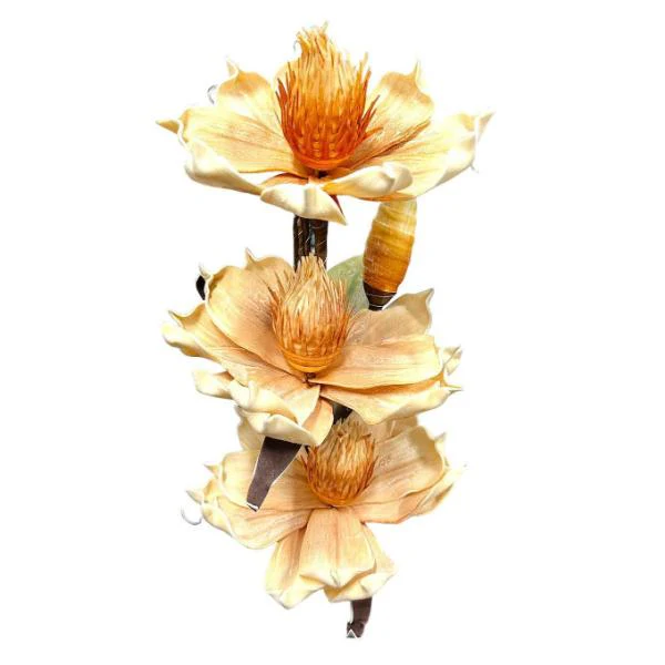3 Bud Silicon Flowers - 70cm - Image 21