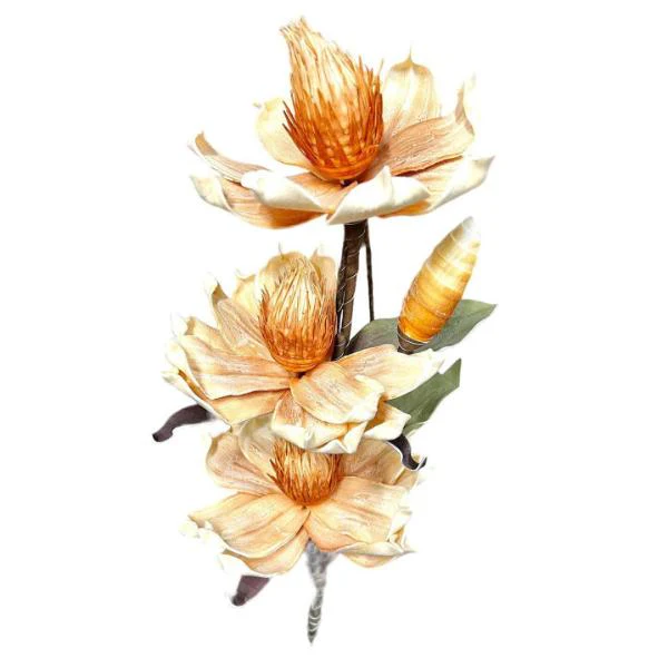 3 Bud Silicon Flowers - 70cm - Image 22