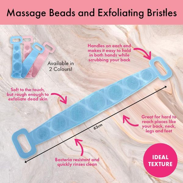 2 In 1 Back & Body Silicone Scrubber - Image 4