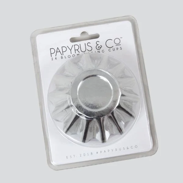 24 Pack Silver Blook Baking Cups - Image 2