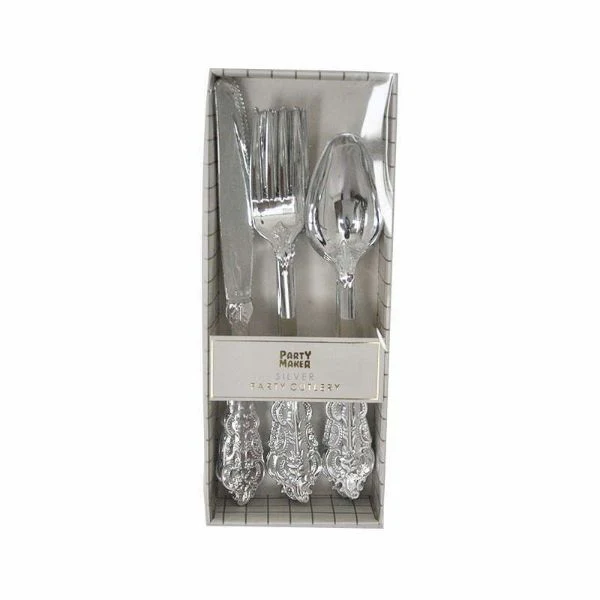 12 Pack Silver Cutlery Sets - Image 4