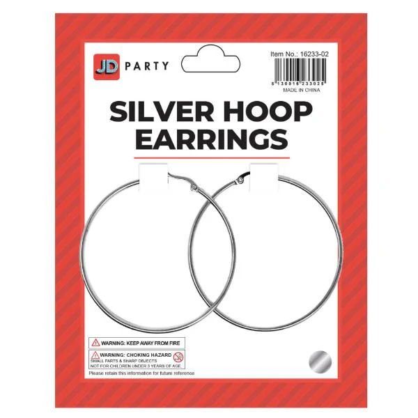 Silver Hoop Earrings