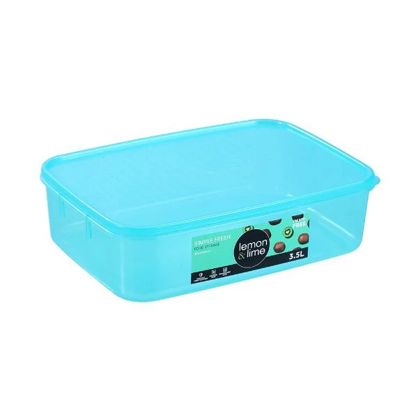 Lemon & Lime Simple Fresh Food Container - 3.5L - Image 4
