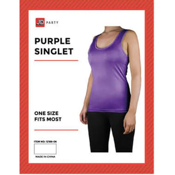 Purple Singlet - One Size - Image 2