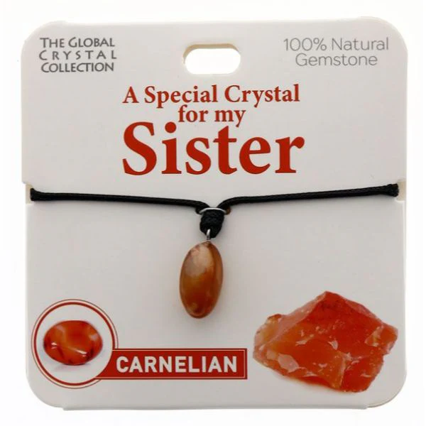 Carnelian Special Sister Gem Necklace