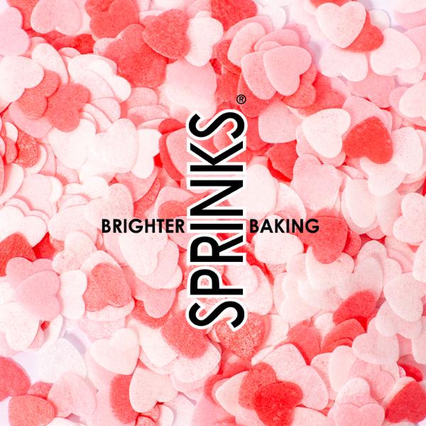 Sprinks Small Valentine Hearts Wafer Decorations - 9g - Image 4