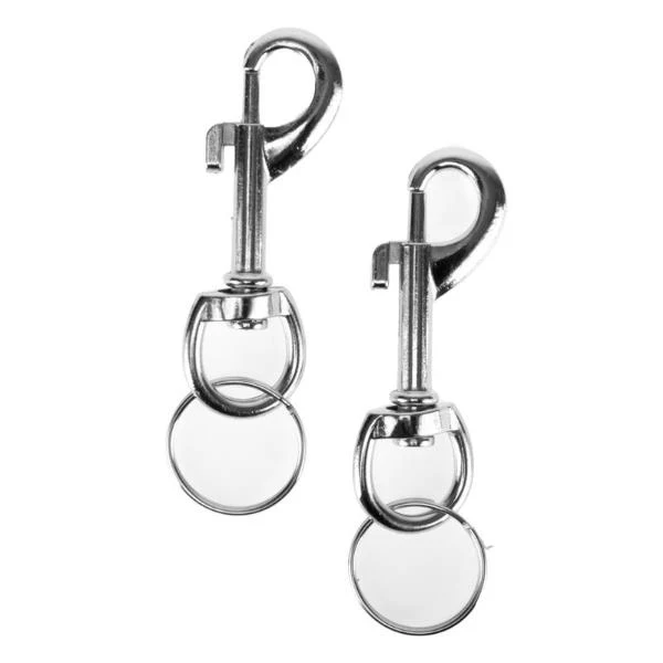 2 Pack Snap Hooks With Ring - 5kg - Image 4
