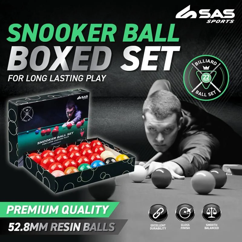 Snooker Ball Boxed Set - 52.8mm Resin Balls - Image 4