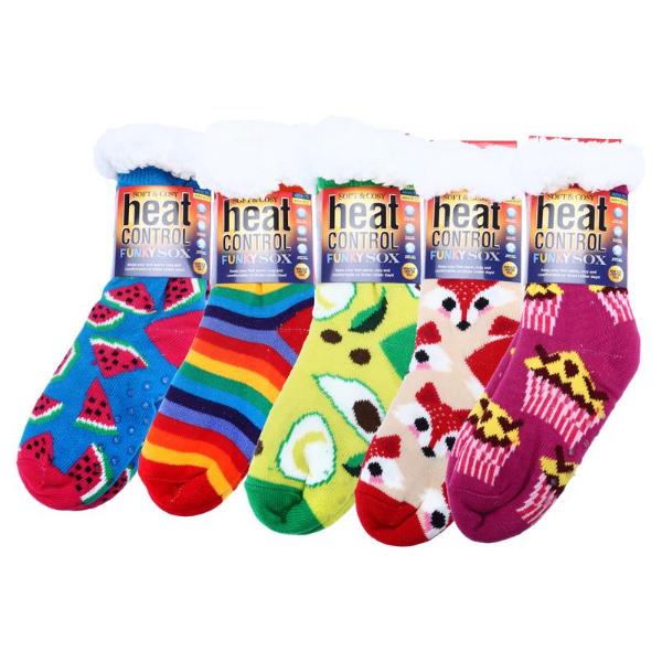 Adults Heat Control Extra Thick Sherpa Socks - Image 3