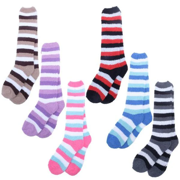 2 Pack Women Microfibre Knee High Socks - 52cm - Image 4