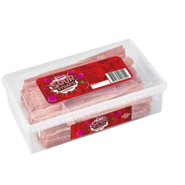 Strawberry Sour Straps - 1kg