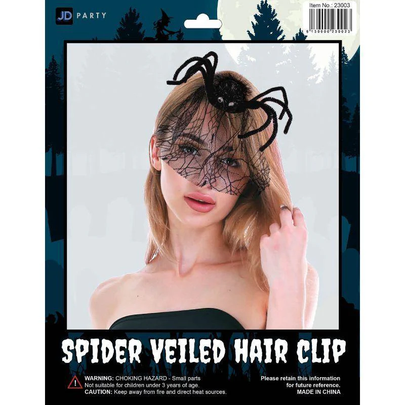 Spider Veiled headband