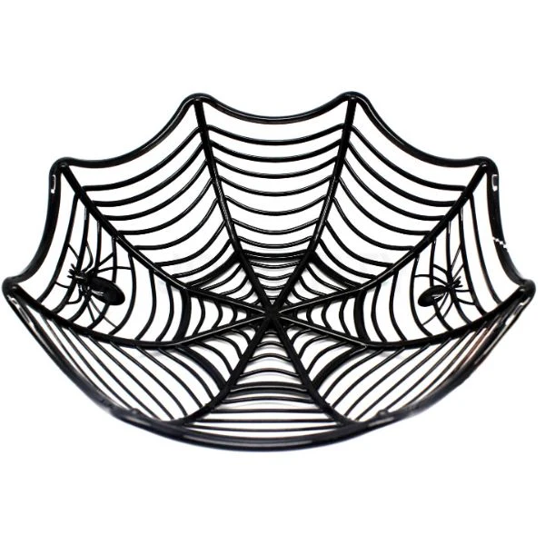 Black Spider Web Basket