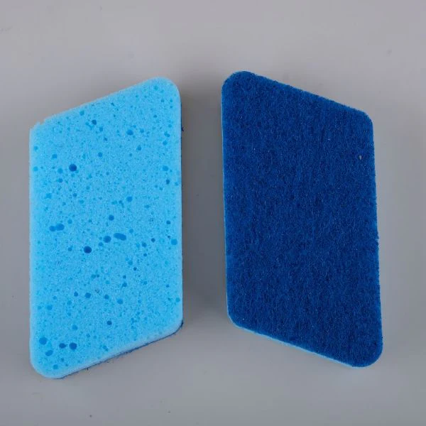 3 Pack Sponge With Top Scourer - 11.5cm x 7cm x 2.5cm - Image 4