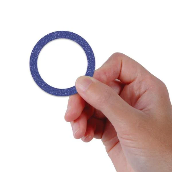 Deluxe Sparkle Confetti Sports Party Rings - Image 2