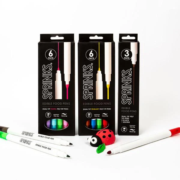 6 Pack Sprinks Pastel Edible Food Pen Set - Image 4