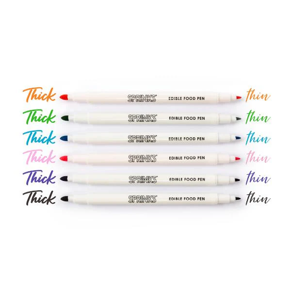 6 Pack Sprinks Pastel Edible Food Pen Set - Image 6