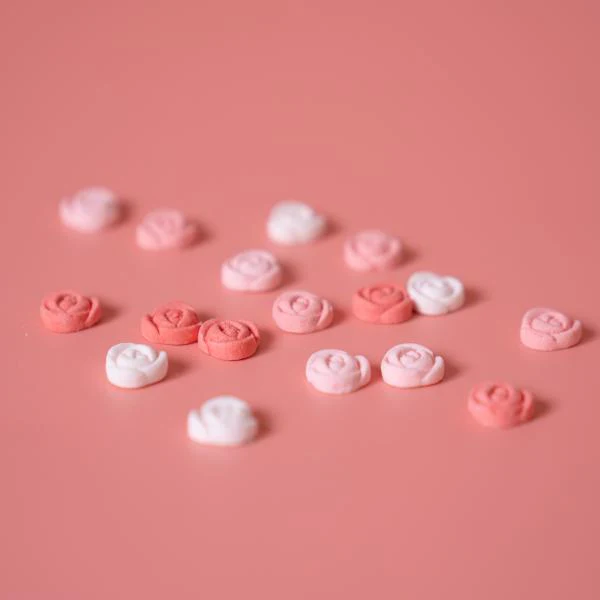 24 Pack Springs Icing Mini Roses Decorations - Image 2
