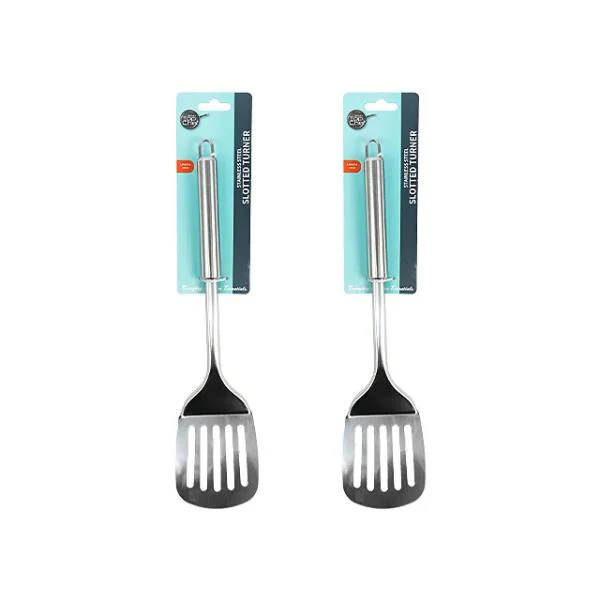 Stainless Steel Slotted Turner - 37.5cm