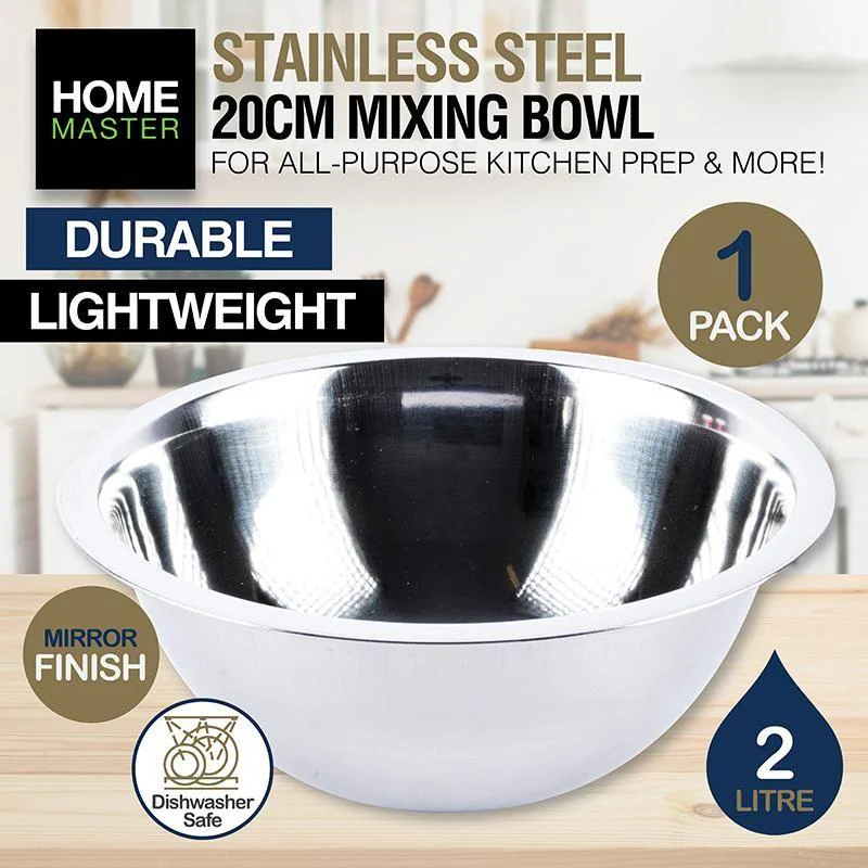 Stainless Steel Mixing Bowl - 20cm