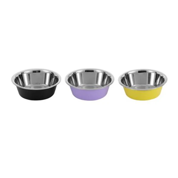 Stainless Steel Anti Skid 1500ml Pet Bowl - 20.6cm x 20.6cm x 6.6cm - Image 2