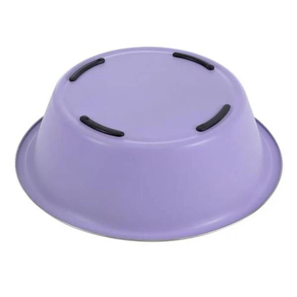 Stainless Steel Anti Skid 2000ml Pet Bowl - 24.6cm x 24.6cm x 7.5cm - Image 3