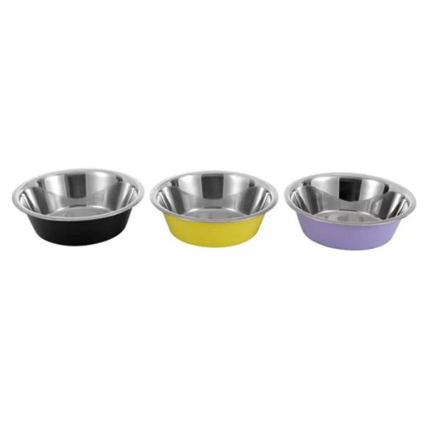 Stainless Steel Anti Skid 2000ml Pet Bowl - 24.6cm x 24.6cm x 7.5cm - Image 4