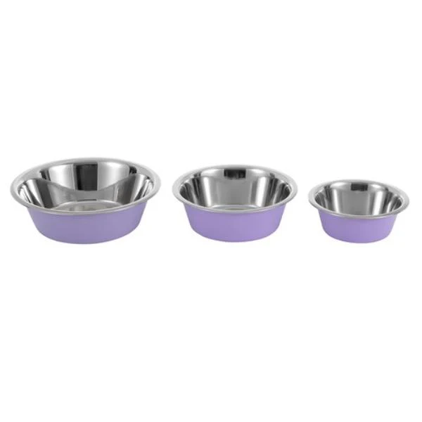 Stainless Steel Anti Skid 2000ml Pet Bowl - 24.6cm x 24.6cm x 7.5cm - Image 5
