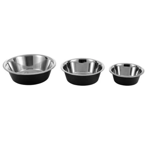 Stainless Steel Anti Skid 2000ml Pet Bowl - 24.6cm x 24.6cm x 7.5cm - Image 6
