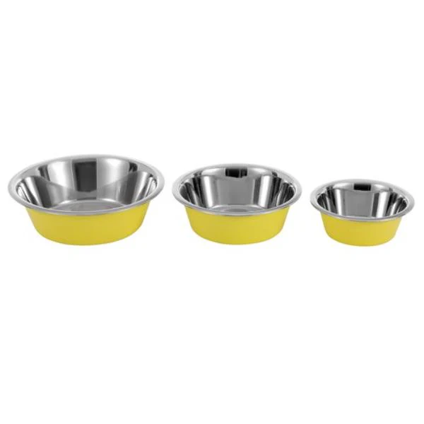 Stainless Steel Anti Skid 750ml Pet Bowl - 16.3cm x 16.3cm x 5.5cm - Image 2