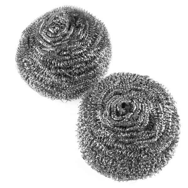 2 Pack Stainless Steel Scourer - 80g - Image 4