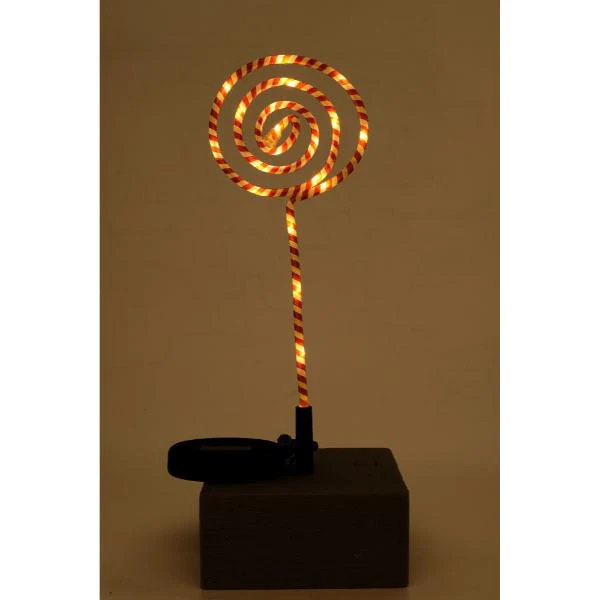 Solar Candy Cane Led Stake Lollypop - 10cm x 10cm - Image 4
