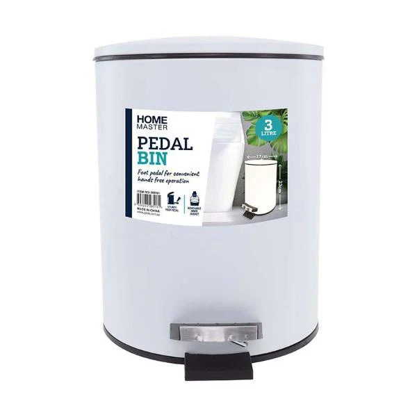 Black / White Step Bin - 3L