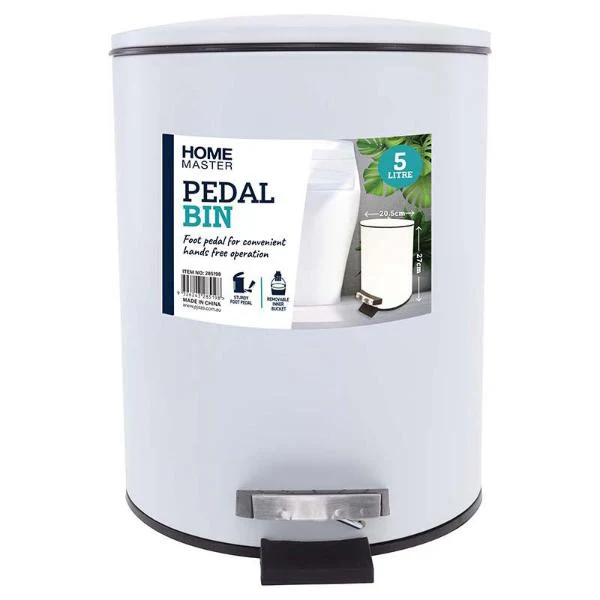Black / White Step Bin - 5L