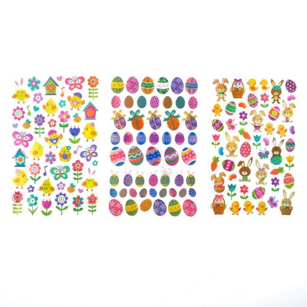 50 Pack Easter Holographic Stickers - 14cm x 25cm - Image 4