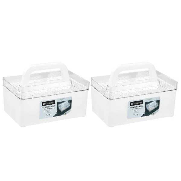 Boxsweden Caddy With Clear Tray - 26cm x 18cm - Image 2