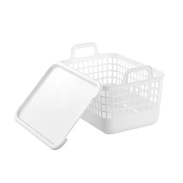 Medium Storage Tote With Lid - 33cm x 23.5cm x 21cm - Image 3